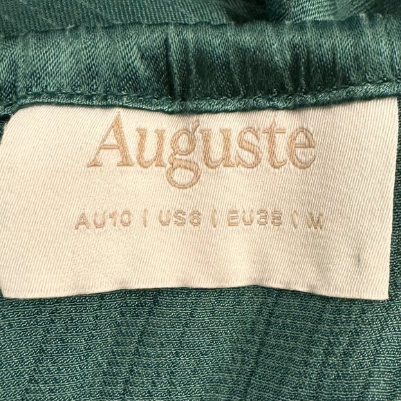 AUGUSTE THE LABEL Emerald Green Zelda Midi Dress  * Medium - Picture 15 of 16